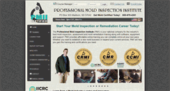 Desktop Screenshot of moldinspectioninstitute.com